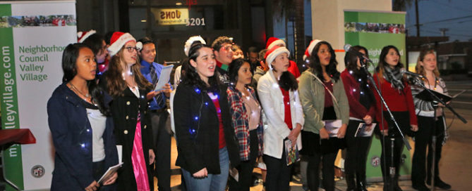 light up valley village singing