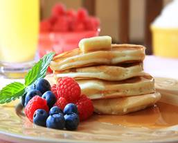 stack of pancakes
