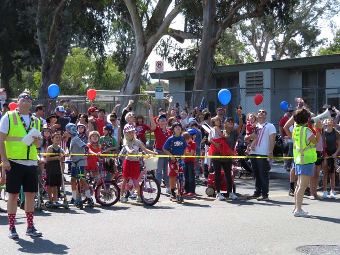 Scooter brigade at parade