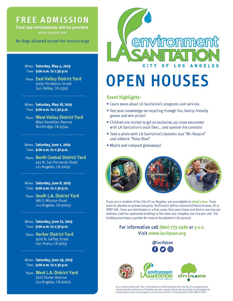 Sanitation Open House