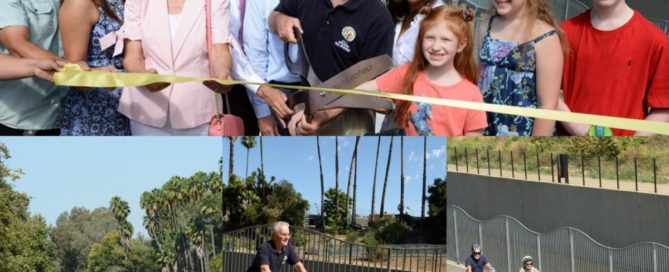 Riverfront bike path