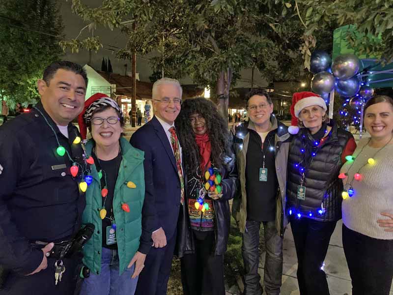 Light up Valley Village; Senior Lead Officer, Krekorian, Alice, Paulette, Daryl