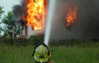 house on fire