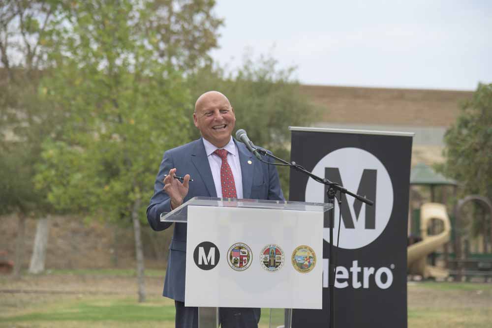 Sound wall ribbon cutting