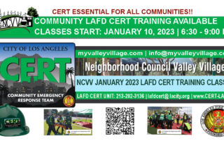 CERT training announcement