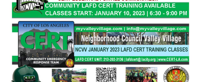 CERT training announcement