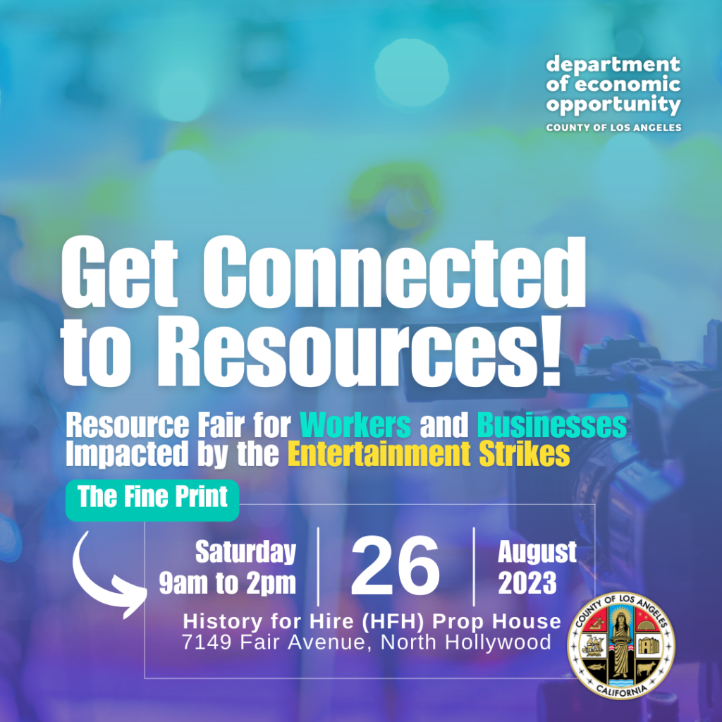 Film Strike Resource Fair