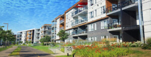 City Planning image of multistory housing