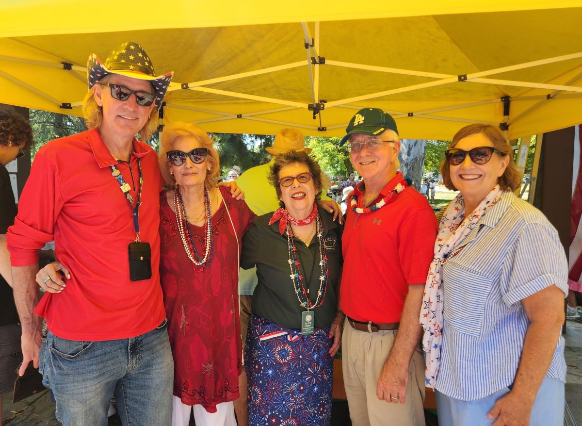 Jeff Camp, Suzanne Lewis, Alice Hart, Paul Krekorian, Christyn Saracino Parade 2024
