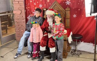 Kids with Santa
