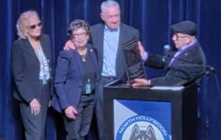 NCVV Suzanne Lewis, Alice Hart and Tony Braswell with Scott Schmerelson