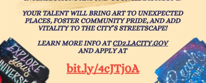 Call for artist to volunteer to paint murals