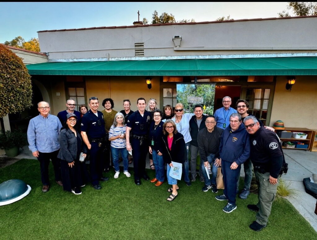Neighborhood watch attendees