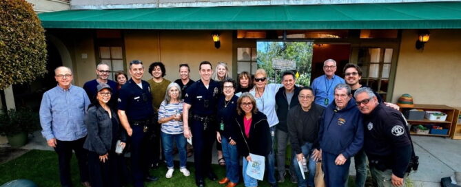 Neighborhood watch attendees