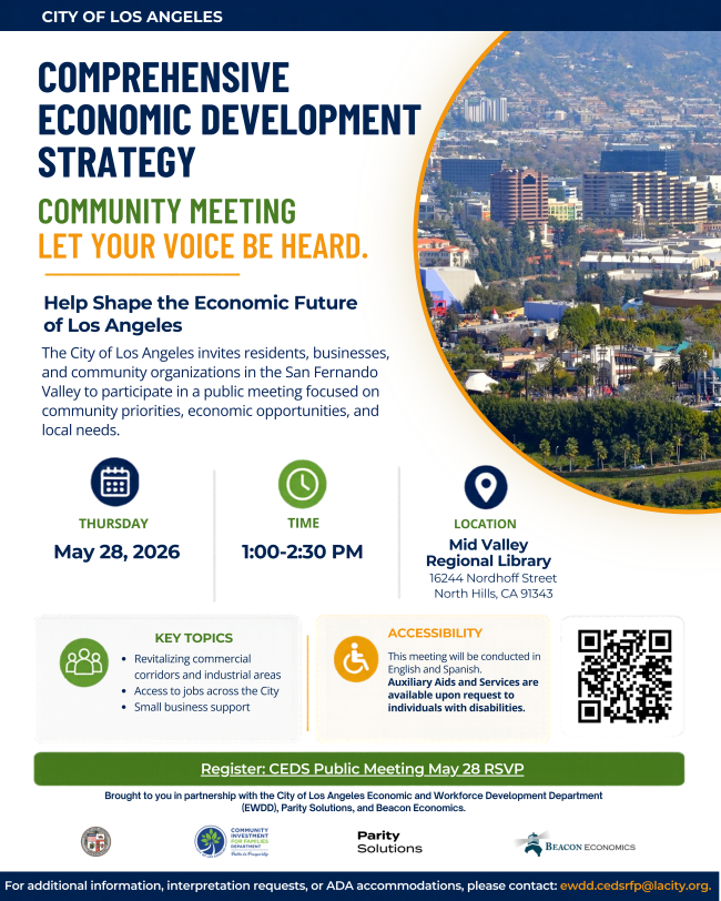 Help shape the economic future of Los Angeles
