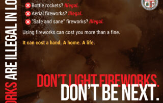Don't be next to be injured by fireworks
