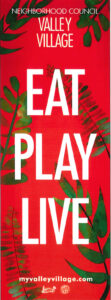 eat play live street banner in red