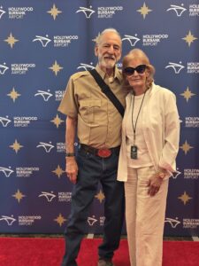 Michael and Suzanne Lewis at Burbank Airport