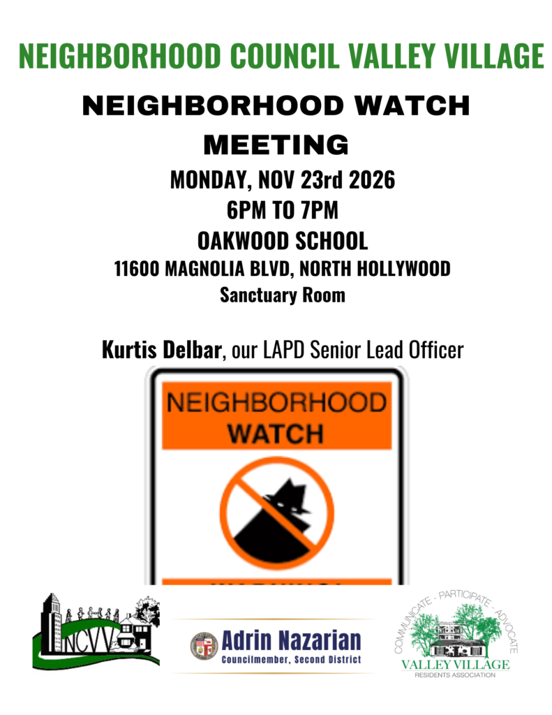 Neighborhood Watch Meeting